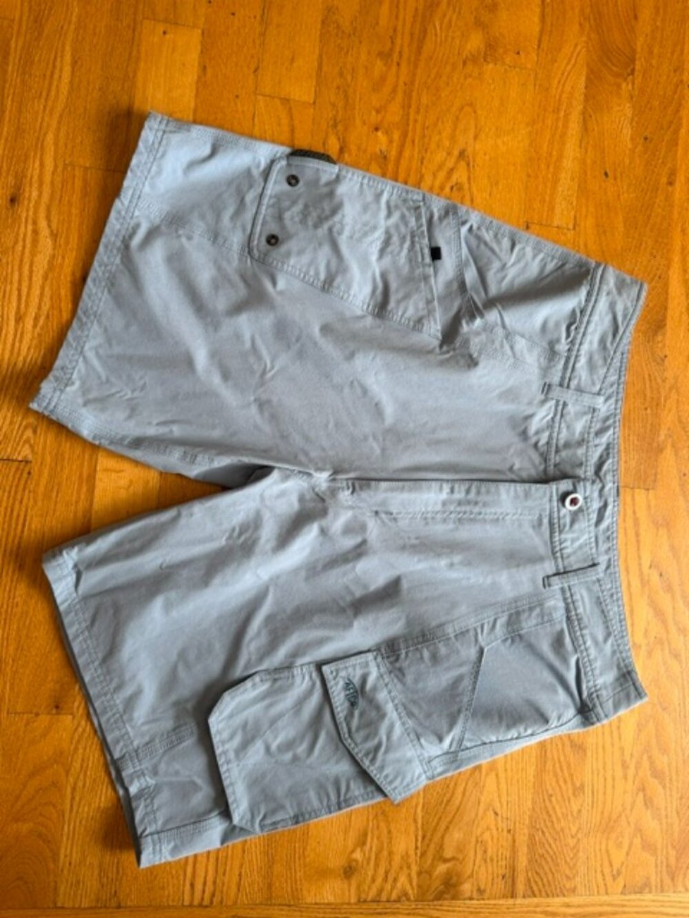 AFTCO Light Blue Fishing Cargo Shorts Men’s 36